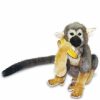 * Monkey Squirrel With Banana Reproduction By Hansa, 8" -Affordable Gift For Your Little One! Item #Dhan-5015 Hansa Animals