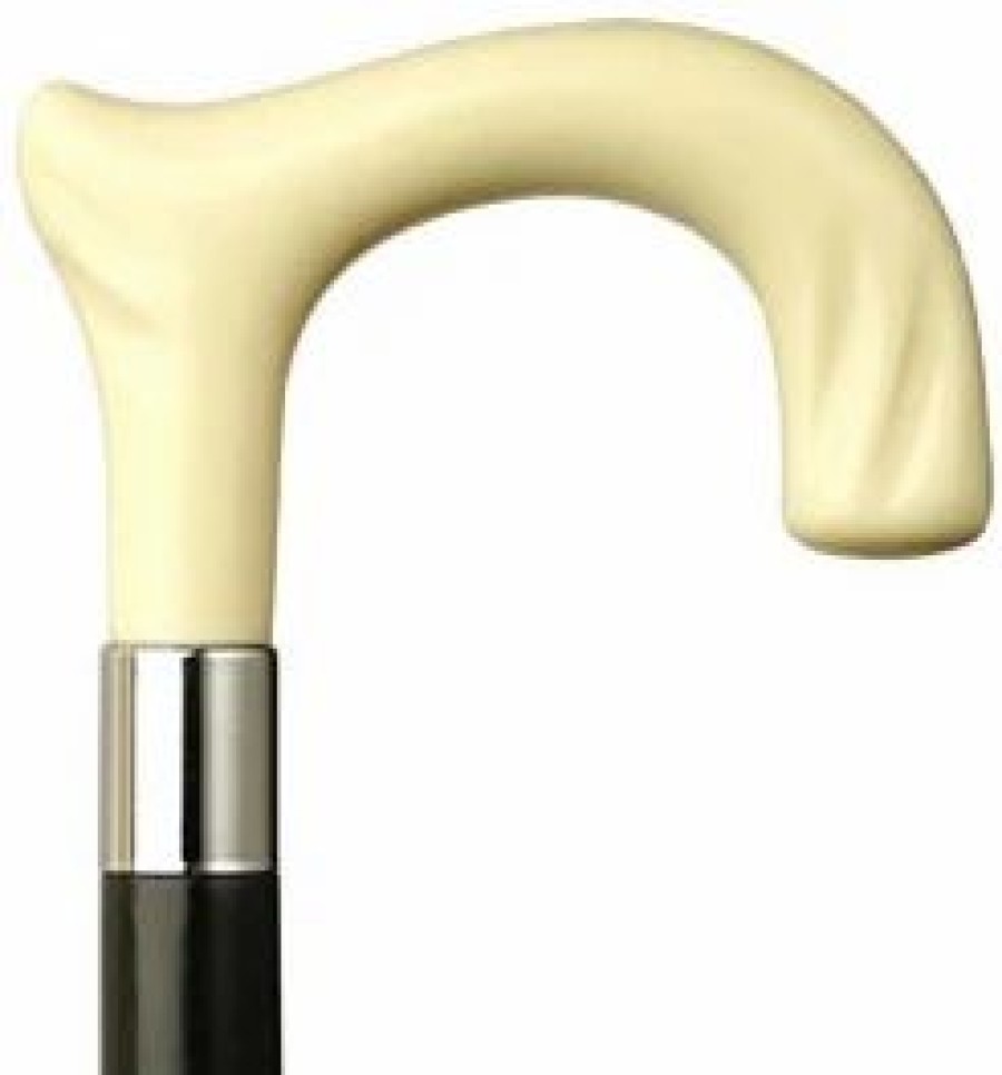 * Harvy Ladies Stylish Derby Cane Black Maple Shaft -Affordable Gift For Your Loved One! Item #Dhar-13098 Walking Canes