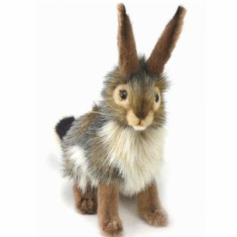 * Black Tail Rabbit Toy Reproduction By Hansa, 9" Tall -Affordable Gift For Your Little One! Item #Dhan-3754 Hansa Animals