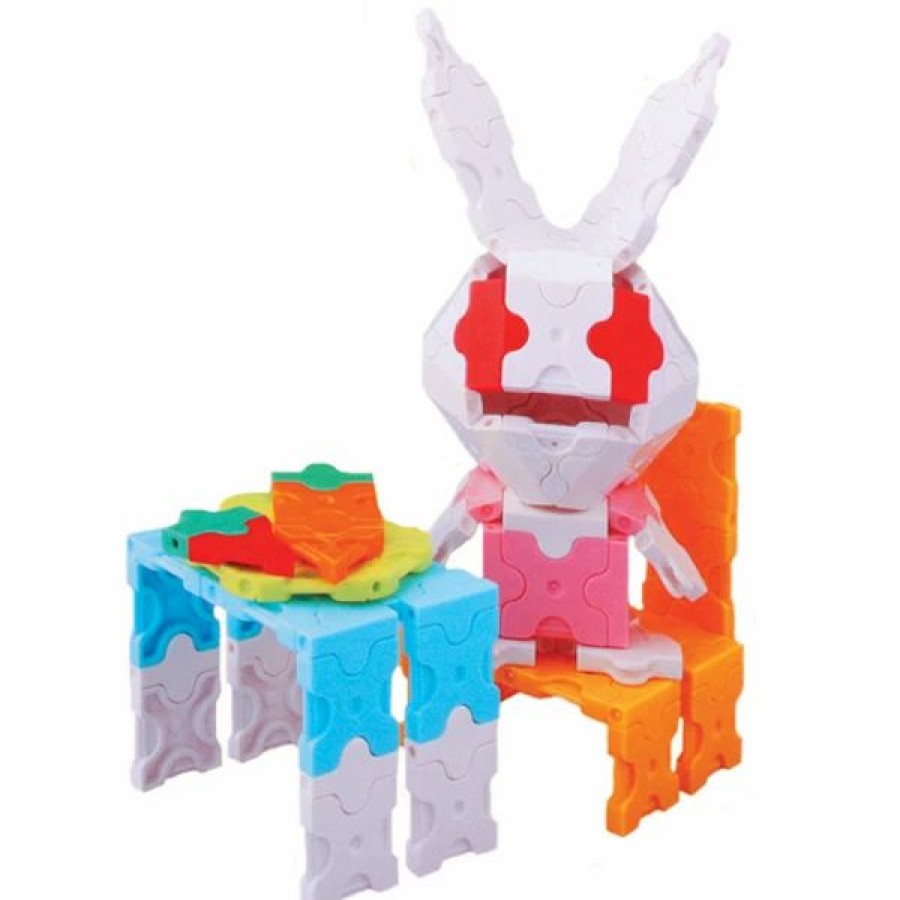 * Original Laq Puzzle Bits 175Pc Set Mini Bunny -Affordable Gift For Your Little One! Item #Dlaq-703507 Laq Puzzles