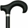 * Harvy Men Derby Cane Black Ash Shaft, Black Nylon Handle -Affordable Gift For Your Loved One! Item #Dhar-58008 Walking Canes