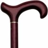 * Harvy Men Handsome Derby Burgundy Maple Cane -Affordable Gift For Your Loved One! Item #Dhar-07654 Walking Canes