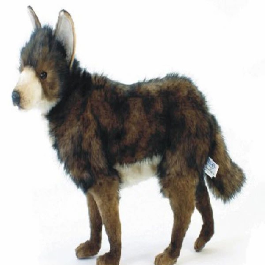 * Standing Coyote Toy Reproduction By Hansa, 20" Long -Affordable Gift For Your Little One! Item #Dhan-5208 Hansa Animals