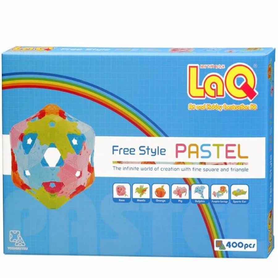 * Original Laq Puzzle Bits Set -Free Style Pastel -Affordable Gift For Your Little One! Item #Dlaq-000026 Laq Puzzles