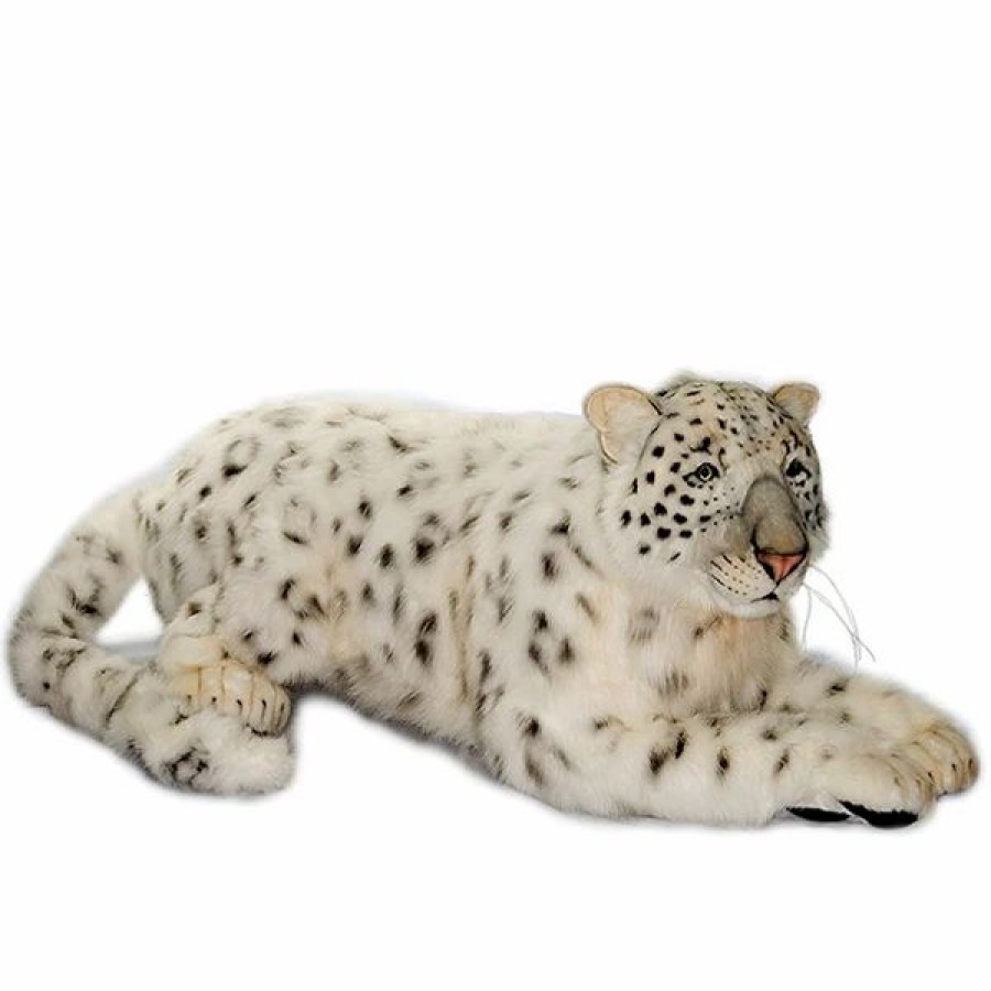 * Life Size Crouching Snow Leopard Mama Hansa 49" -Affordable Gift For Your Little One! Item #Dhan-4283 Hansa Animals