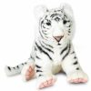 * Sitting White Tiger Cub Reproduction By Hansa, 15" -Affordable Gift For Your Little One! Item #Dhan-5242 Hansa Animals