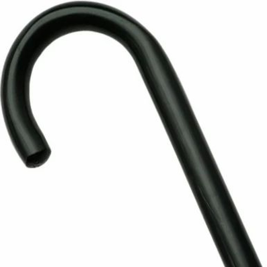 * Harvy Uni Round Nose Crook Cane Black Suction Grip -Affordable Gift For Your Loved One! Item #Dhar-32008 Walking Canes