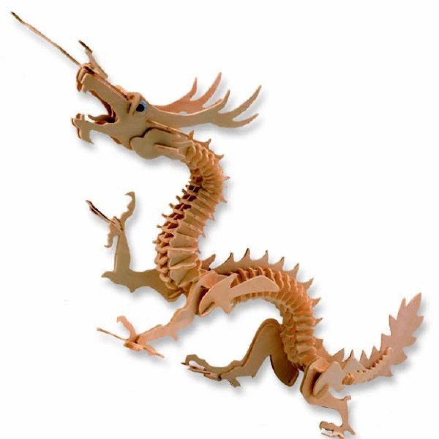 * All4Lessshop 3-D Wooden Puzzle Dragon -Affordable Gift For Your Little One! Item #Dchi-Wpz-Gm005 3-D Wooden Puzzles