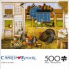 * Buffalo Games Charles Wysocki Americana: Turkey In The Straw 500 Piece Jigsaw Puzzle Fall Puzzles