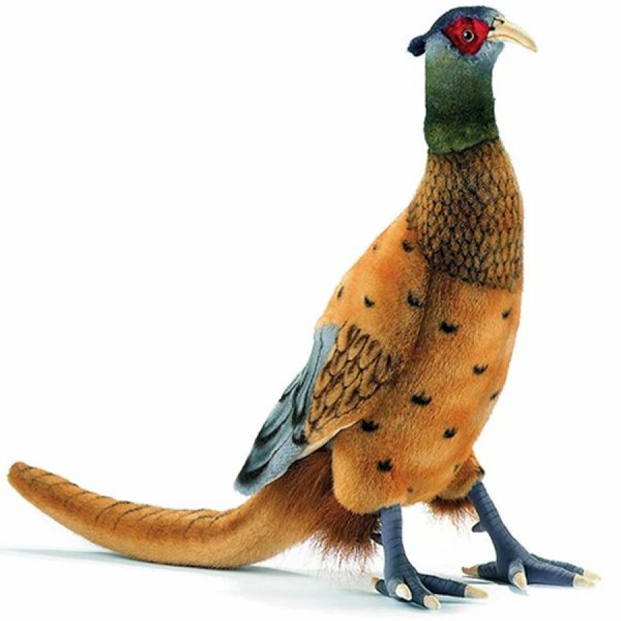 * Pheasant Toy Reproduction By Hansa, 12" Tall -Affordable Gift For Your Little One! Item #Dhan-3846 Hansa Animals