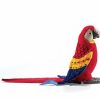 * Scarlet Macaw Toy Reproduction By Hansa, 13" Tall -Affordable Gift For Your Little One! Item #Dhan-3067 Hansa Animals