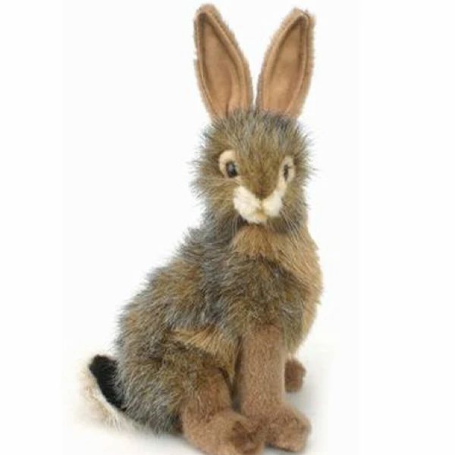 * Jack Rabbit Toy Reproduction By Hansa, 9" Tall -Affordable Gift For Your Little One! Item #Dhan-3581 Hansa Animals