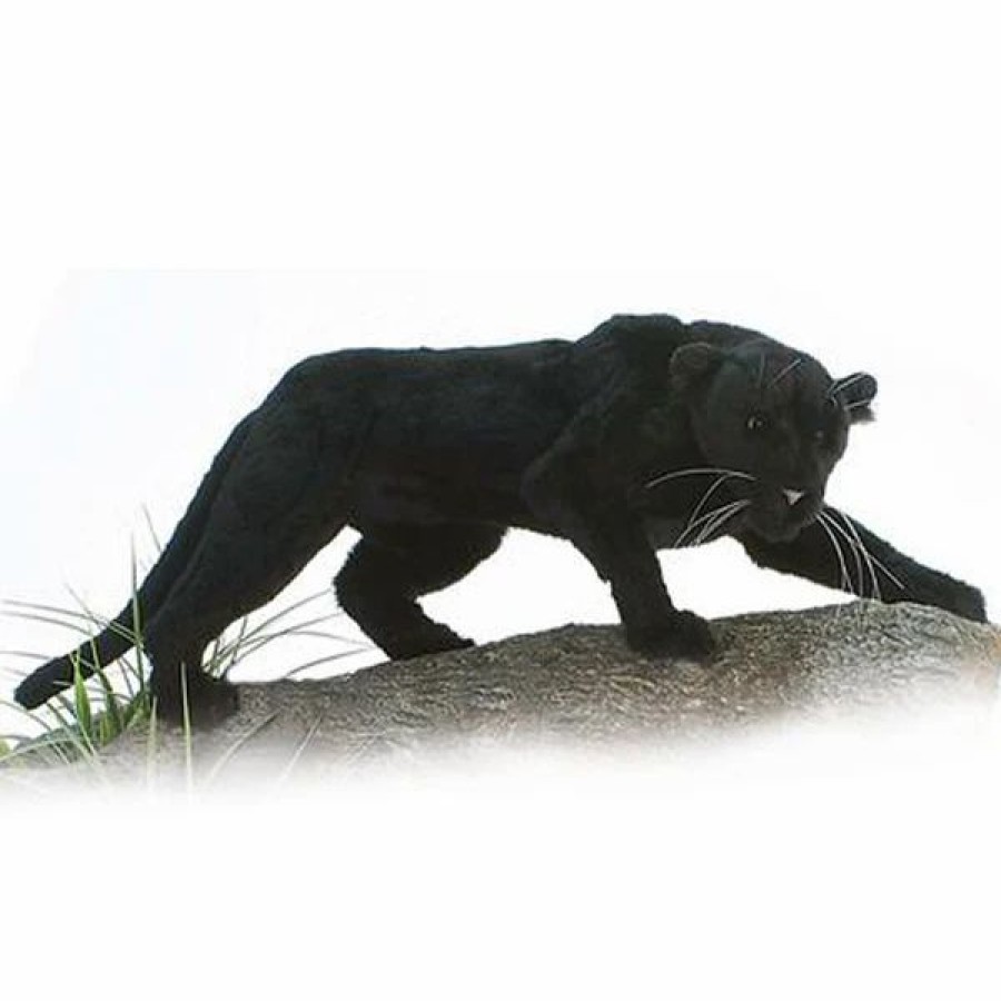 * Crawling Black Panther Reproduction By Hansa, 22" -Affordable Gift For Your Little One! Item #Dhan-5305 Hansa Animals