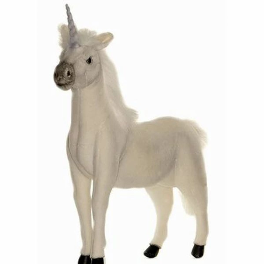 * Unicorn Toy Reproduction By Hansa, 18" Long -Affordable Gift For Your Little One! Item #Dhan-4710 Hansa Animals