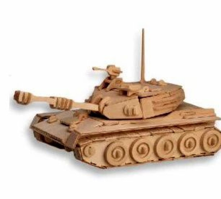 * All4Lessshop 3-D Wooden Puzzle Tank Model -Affordable Gift For Your Little One! Item #Dchi-Wpz-P050 3-D Wooden Puzzles