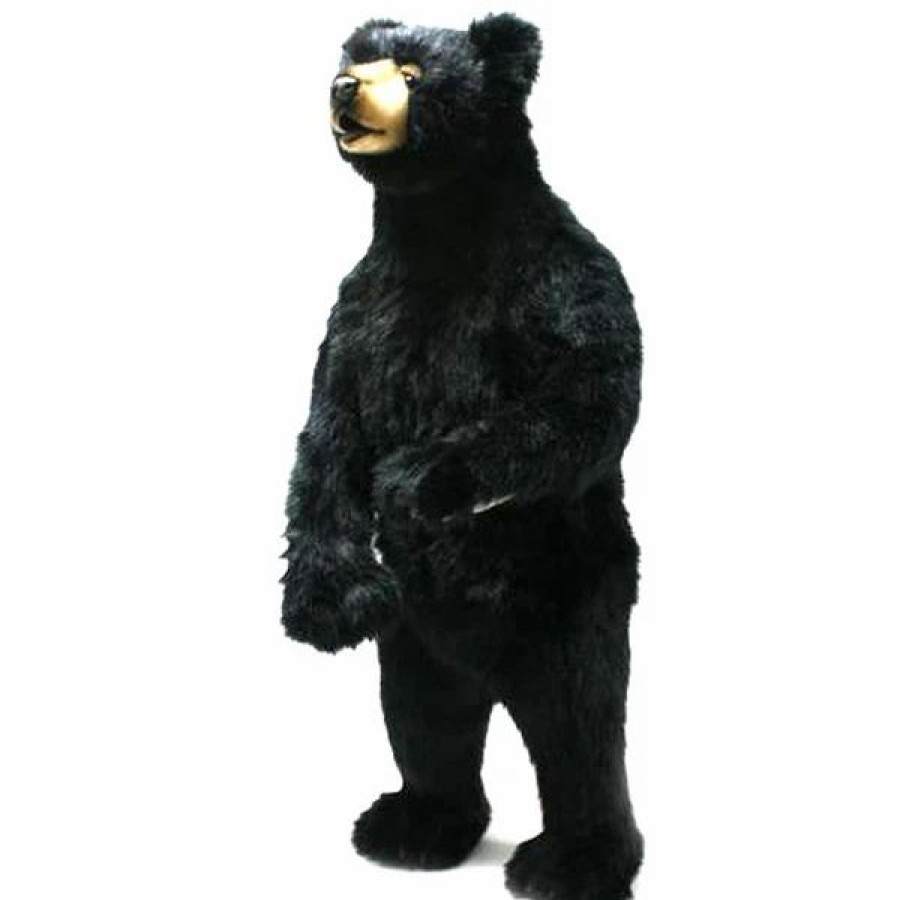 * Standing Black Bear Cub Reproduction By Hansa, 43" -Affordable Gift For Your Little One! Item #Dhan-5006 Hansa Animals