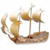 * All4Lessshop 3-D Wooden Puzzle Sailing Military Ship "Eagle" -Affordable Gift For Your Little One! Item #Dchi-Wpz-P128 3-D Wooden Puzzles