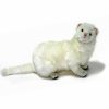 * Sitting Ferret White Reproduction Hansa 12" -Affordable Gift For Your Little One! Item #Dhan-4557 Hansa Animals