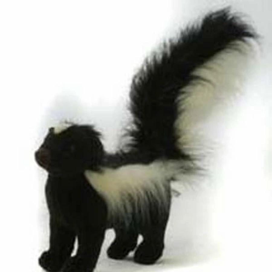 * Standing Skunk Toy Reproduction By Hansa, 15" Long -Affordable Gift For Your Little One! Item #Dhan-3338 Hansa Animals