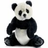 * Sitting Panda Cub Toy Reproduction By Hansa, 10" Tall -Affordable Gift For Your Little One! Item #Dhan-4184 Hansa Animals