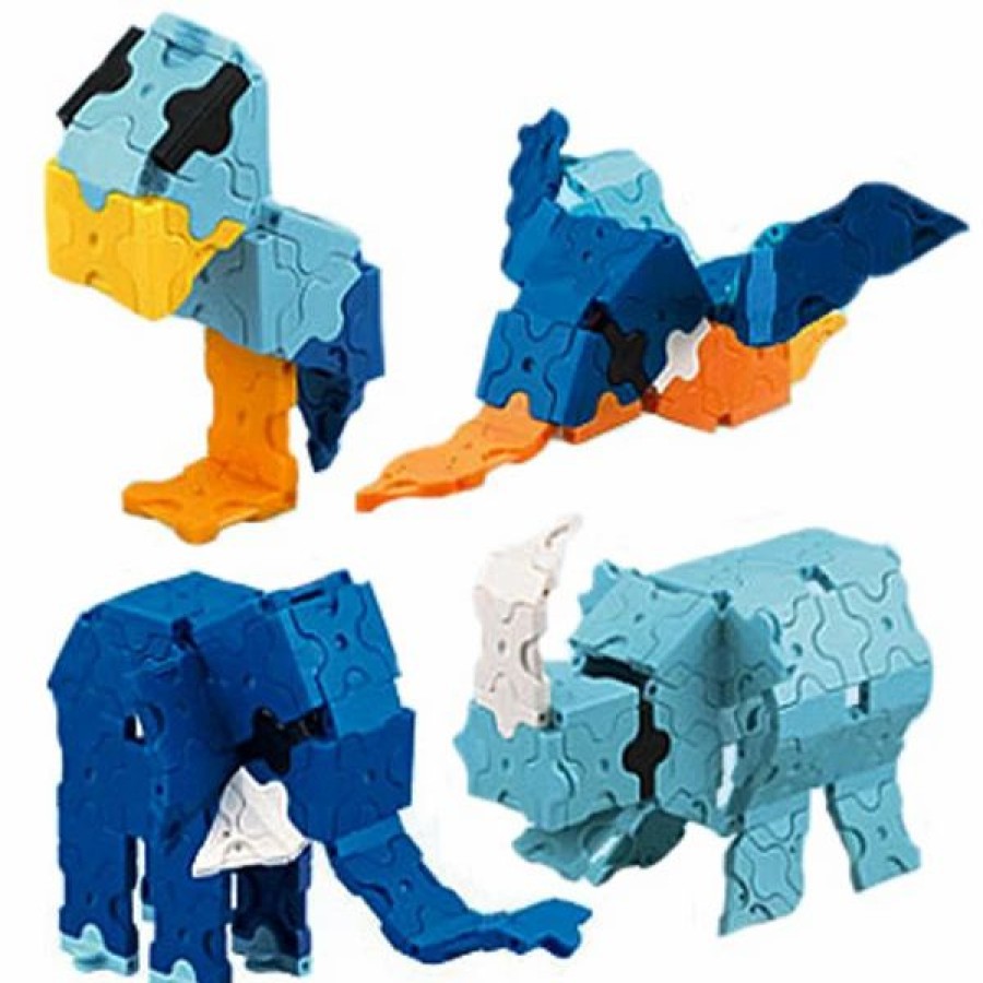 * Original Laq Animal Puzzle Bits Set Mini Shark -Affordable Gift For Your Little One! Item #Dlaq-703200 Laq Puzzles