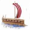 * All4Lessshop 3-D Wooden Puzzle Phoenician Military Ship -Affordable Gift For Your Little One! Item #Dchi-Wpz-P130 3-D Wooden Puzzles