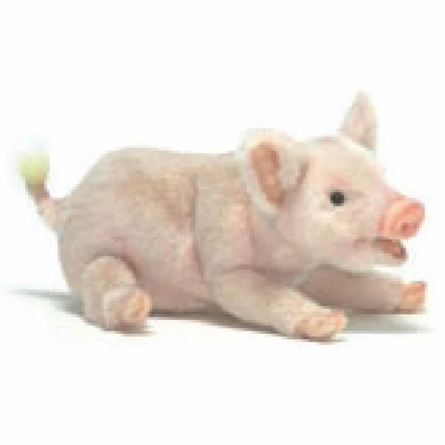 * Penelope Pig Toy Reproduction By Hansa, 11.2" Tall -Affordable Gift For Your Little One! Item #Dhan-4944 Hansa Animals