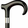 * Harvy Men Derby Hook Cane Black Maple Shaft, Shell Handle -Affordable Gift For Your Loved One! Item #Dhar-12019 Walking Canes