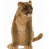 * Sitting Puma Toy Reproduction By Hansa, 10" Tall -Affordable Gift For Your Little One! Item #Dhan-4255 Hansa Animals