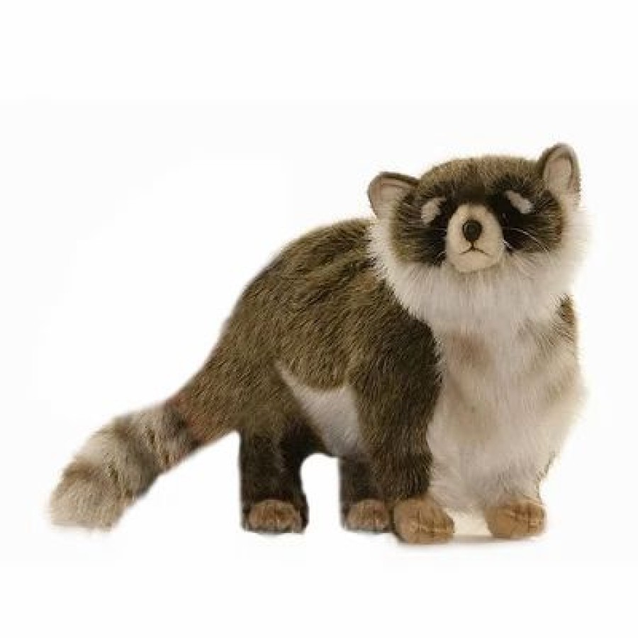 * Racoon Toy Reproduction By Hansa, 15" Long -Affordable Gift For Your Little One! Item #Dhan-3822 Hansa Animals