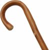 * Harvy Men Round Nose Crook Cane Scorched Chestnut Shaft -Affordable Gift For Your Loved One! Item #Dhar-46005 Walking Canes