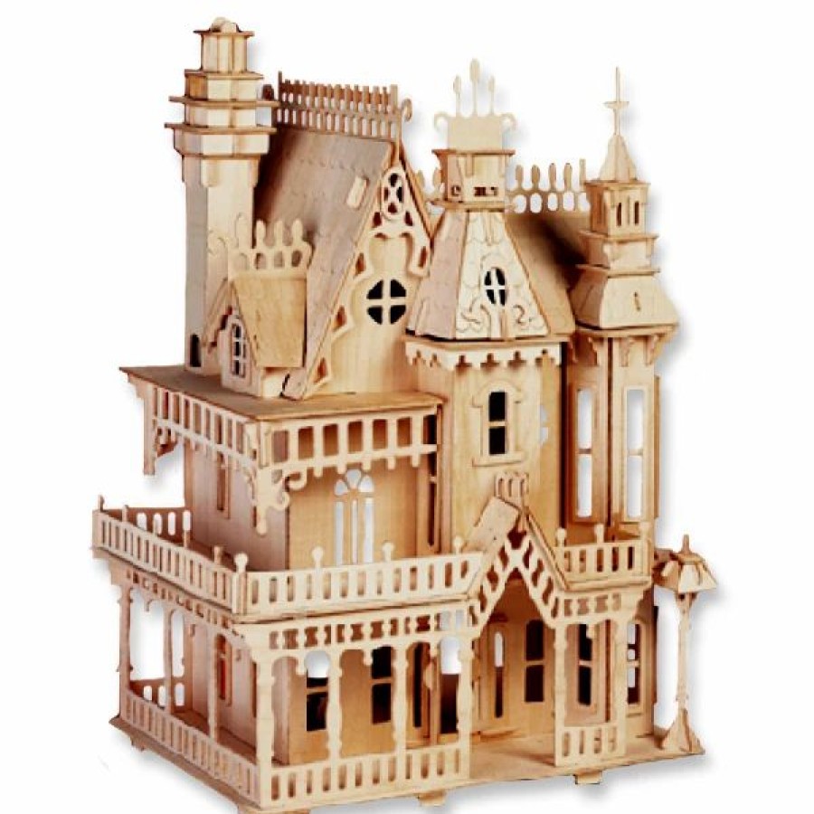 * All4Lessshop 3-D Wooden Puzzle Fantasy Villa 3-D Wooden Puzzles