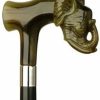 * Harvy Elephant Head Derby Black Maple Cane -Affordable Gift For Your Loved One! Item #Dhar-14031 Walking Canes