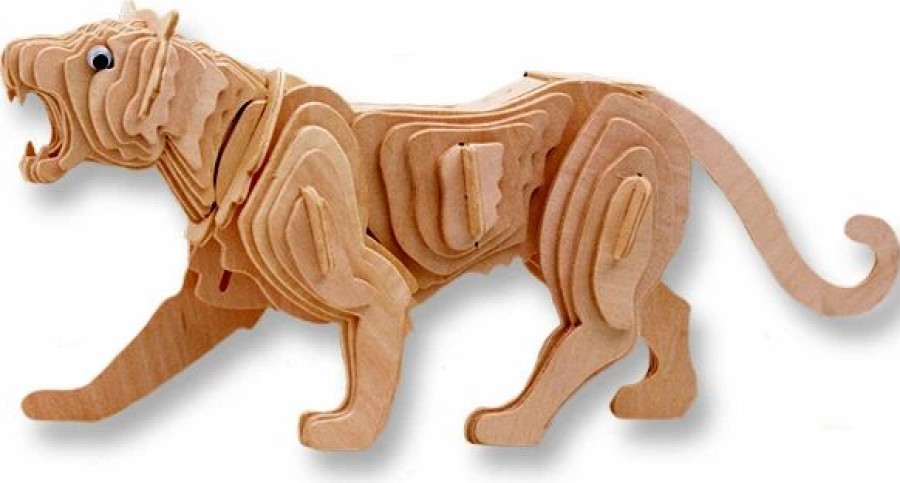 * All4Lessshop 3-D Wooden Puzzle Tiger -Affordable Gift For Your Little One! Item #Dchi-Wpz-M003 3-D Wooden Puzzles