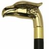 * Harvy Uni Eagle Head Cane Black Maple, Solid Brass Handle -Affordable Gift For Your Loved One! Item #Dhar-11288 Walking Canes