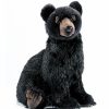 * Sitting Black Bear Toy Reproduction By Hansa, 16" Tall -Affordable Gift For Your Little One! Item #Dhan-5056 Hansa Animals