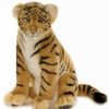 * Sitting Tiger Cub Toy Reproduction By Hansa, 12" Tall -Affordable Gift For Your Little One! Item #Dhan-4263 Hansa Animals