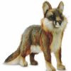 * Standing Gray Fox Toy Reproduction By Hansa, 16" Long -Affordable Gift For Your Little One! Item #Dhan-4700 Hansa Animals