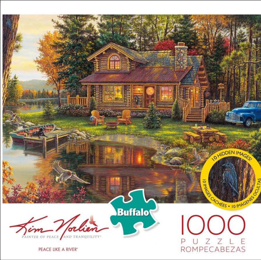 * Buffalo Games Kim Norlien: Peace Like A River 1000 Piece Puzzle Fall Puzzles