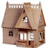 * All4Lessshop 3-D Wooden Puzzle House With Porch -Affordable Gift For Your Little One! Item #Dchi-Wpz-G-Dh002 3-D Wooden Puzzles