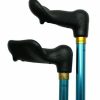 * Harvy Uni Adjustable Palm Grip Cane Right Hand Blue -Affordable Gift For Your Loved One! Item #Dhar-51102 Walking Canes