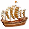 * All4Lessshop 3-D Wooden Puzzle Ancient Sailboat In Ming Dynasty -Affordable Gift For Your Little One! Item #Dchi-Wpz-P131 3-D Wooden Puzzles