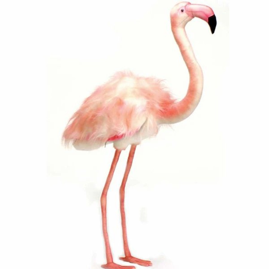 * Flamingo Toy Reproduction By Hansa, 33" Tall -Affordable Gift For Your Little One! Item #Dhan-3261 Hansa Animals