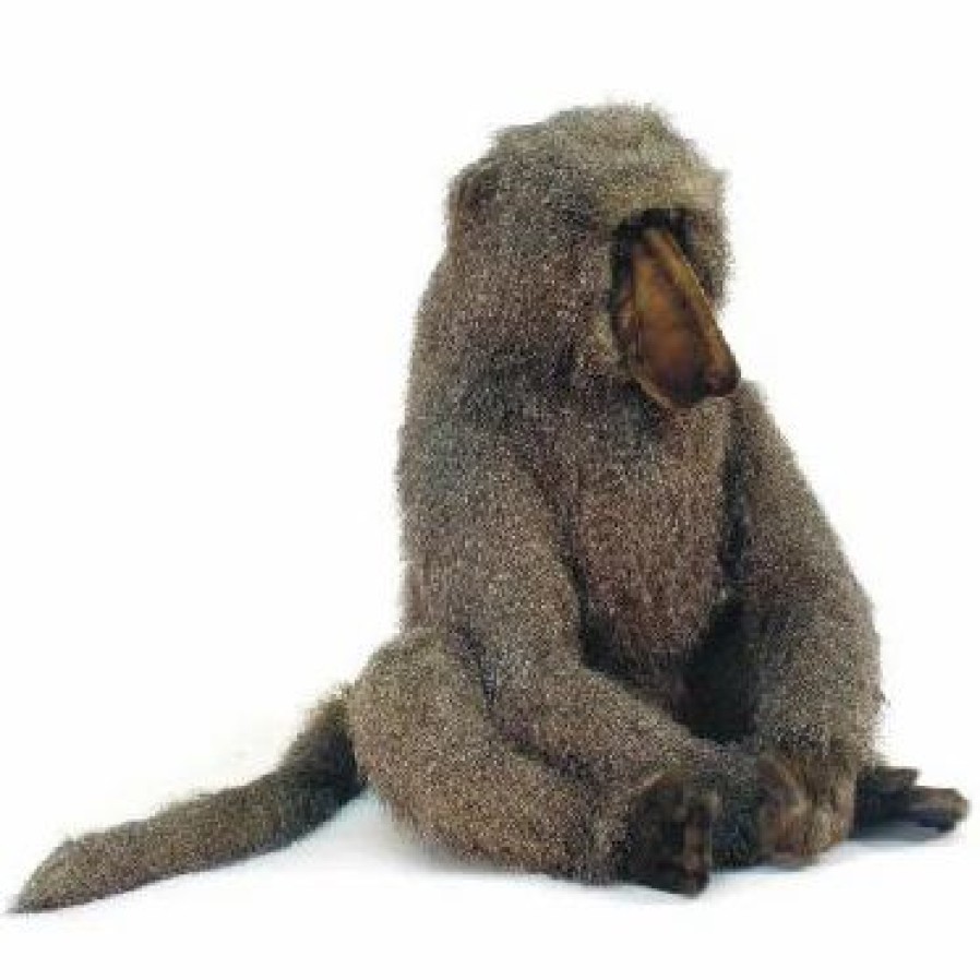 * Sitting Baboon Toy Reproduction By Hansa, 24" Tall -Affordable Gift For Your Little One! Item #Dhan-4315 Hansa Animals