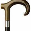 * Harvy Men Derby Hook Cane Black Maple Shaft, Horn Handle -Affordable Gift For Your Loved One! Item #Dhar-12011 Walking Canes