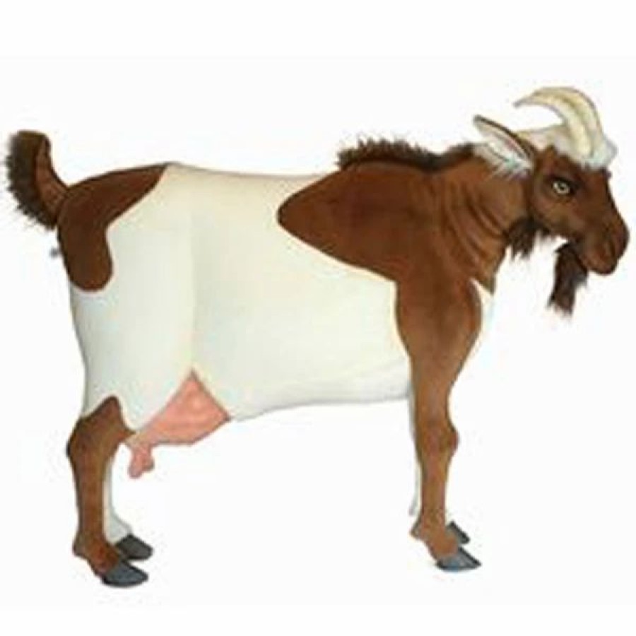 * Native Goat Toy Reproduction By Hansa, 41" Long -Affordable Gift For Your Little One! Item #Dhan-4684 Hansa Animals