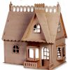 * All4Lessshop 3-D Wooden Puzzle House With Porch -Affordable Gift For Your Little One! Item #Dchi-Wpz-G-Dh002 3-D Wooden Puzzles