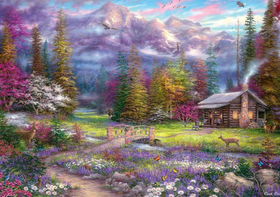 * Buffalo Games Look Closer Inspirations Of Spring 500 Piece Jigsaw Puzzle Fall Puzzles