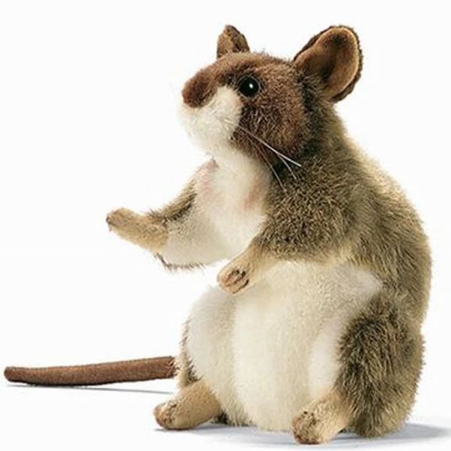 * Gelbhals Mouse Toy Reproduction By Hansa, 6" Long -Affordable Gift For Your Little One! Item #Dhan-3597 Hansa Animals