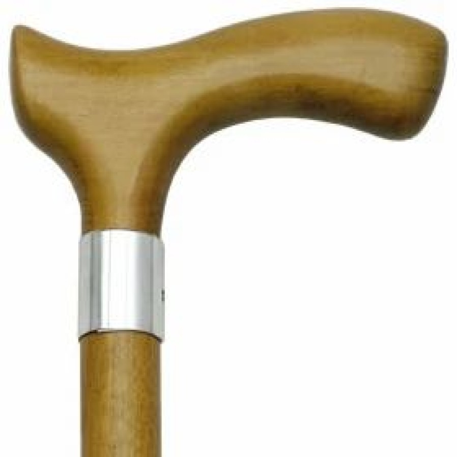 * Harvy Men Fritz Cane Scorched Shaft, Scorched Handle -Affordable Gift For Your Loved One! Item #Dhar-53090 Walking Canes